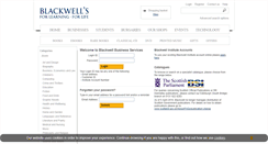 Desktop Screenshot of business.blackwell.co.uk