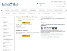 Tablet Screenshot of business.blackwell.co.uk